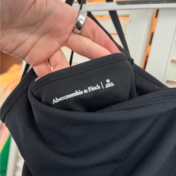 Black Ribbed Bodysuit - Picture 2 of 3